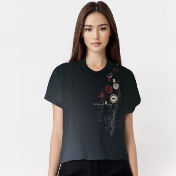 Oakley Performance Top Size L short sleeve fitted Running Biking - Picture 1 of 8